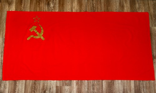 Large vintage soviet - large, flag